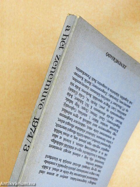 A Hét Zeneműve 1974/3.