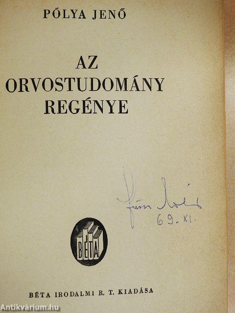 Az orvostudomány regénye