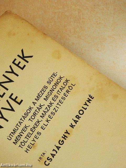 Mézes sütemények könyve