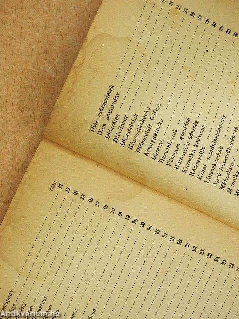 Mézes sütemények könyve