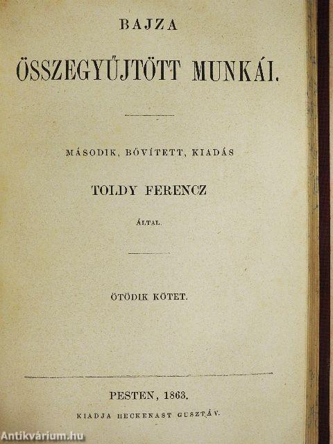 Bajza összegyűjtött munkái IV-VI.