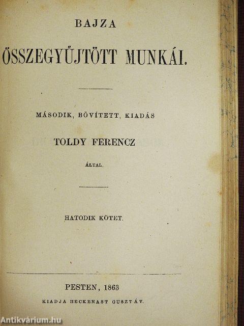 Bajza összegyűjtött munkái IV-VI.