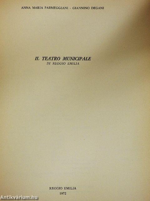 Il Teatro Municipale di Reggio Emilia