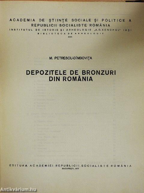 Depozitele de Bronzuri din Romania