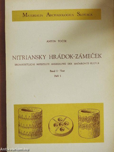 Nitriansky hrádok-Zámecek Band I/1-2.