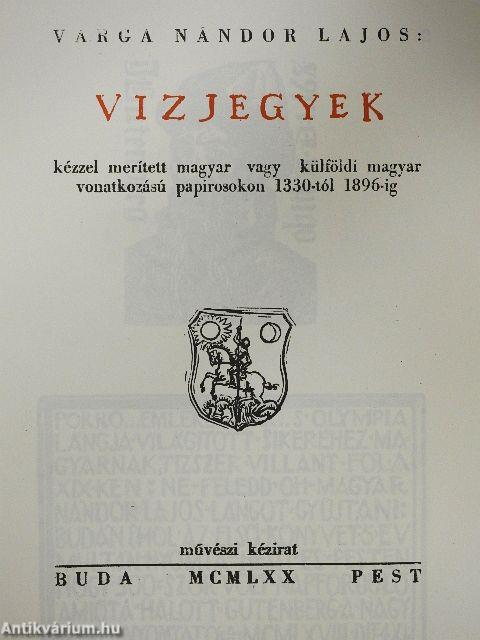 Vízjegyek I-II.
