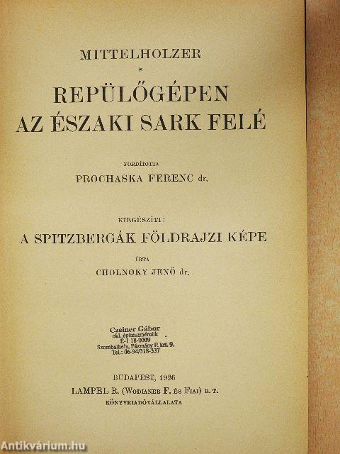 Repülőgépen az Északi sark felé