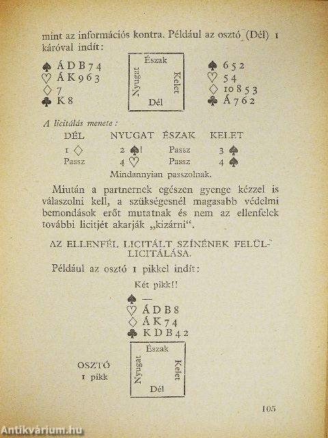 A kontrakt bridzs kék könyve