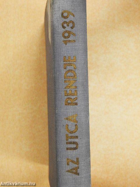 Az utca rendje 1939.