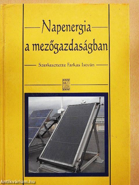 Napenergia a mezőgazdaságban