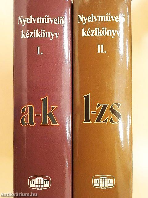 Nyelvművelő kézikönyv I-II.
