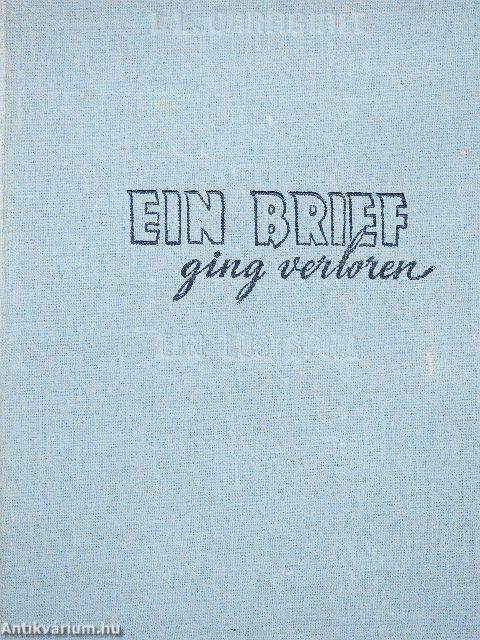 Ein Brief ging verloren