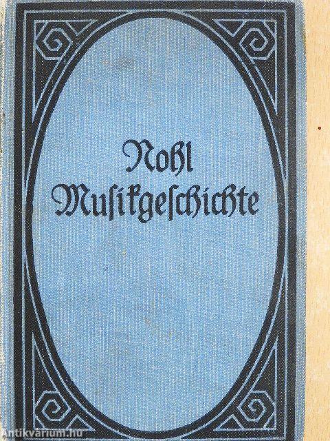 Allgemeine Musikgeschichte (gótbetűs)