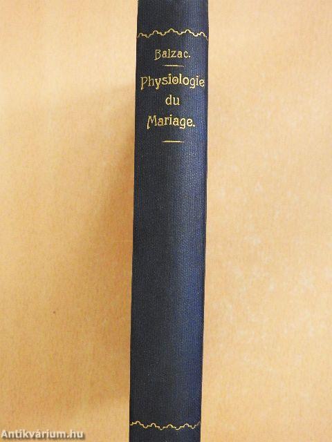 Physiologie du mariage