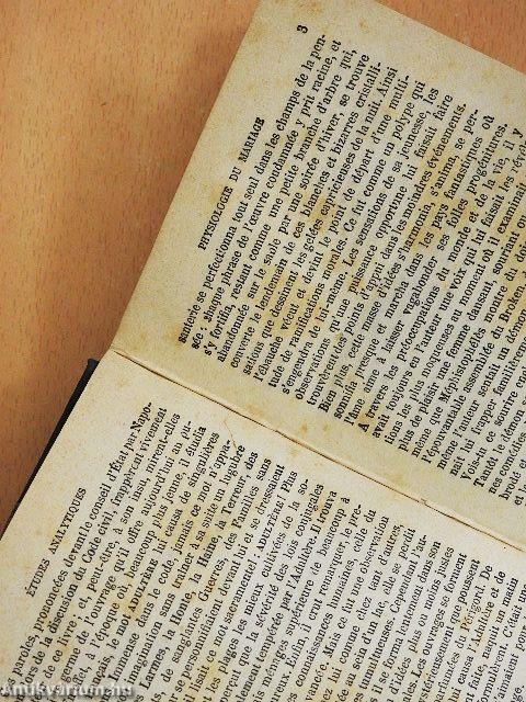 Physiologie du mariage