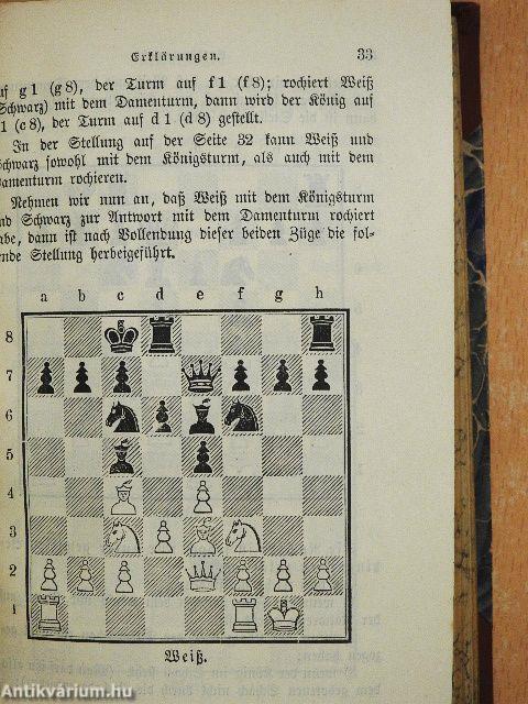Kleines Lehrbuch des Schachspiels (gótbetűs)