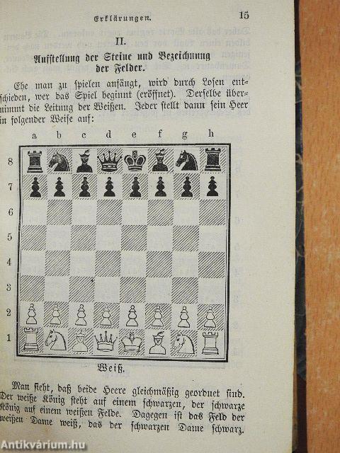 Kleines Lehrbuch des Schachspiels (gótbetűs)