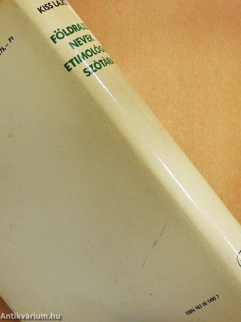 Földrajzi nevek etimológiai szótára