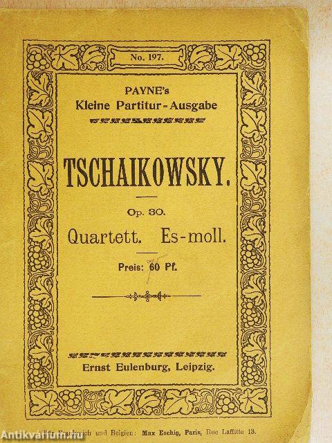 Quartett No. 3. Es-moll