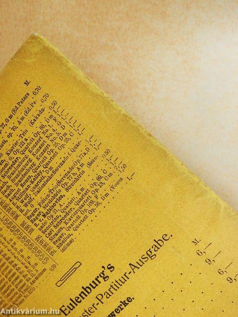 Quartett No. 3. Es-moll