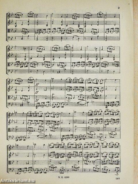 Quartett No. 3. Es-moll