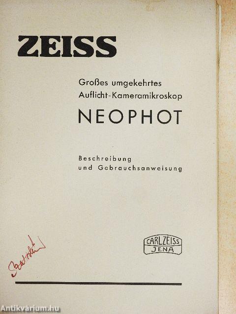 ZEISS - Großes umgekehrtes Auflicht-Kameramikroskop Neophot