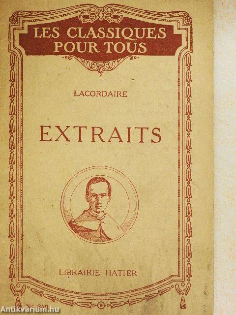 Extraits de Ses Oeuvres