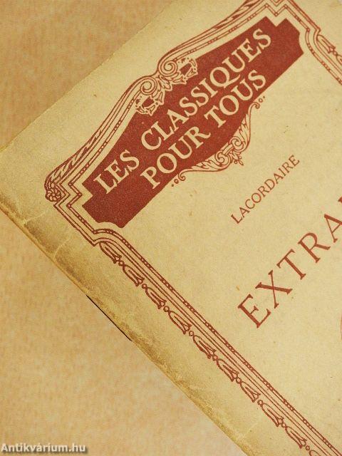 Extraits de Ses Oeuvres