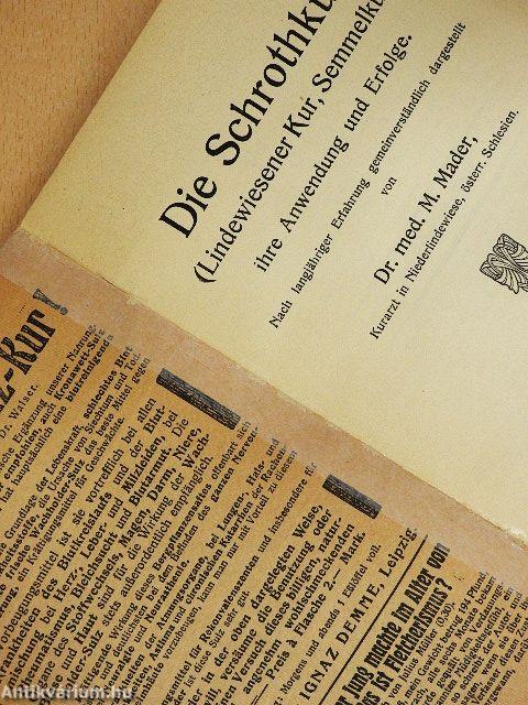 Die Schrothkur ihre Anwendung und Erfolge