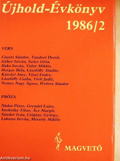 Újhold-Évkönyv 1986/2