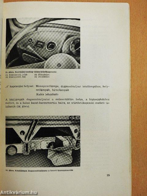 Kezelési útmutató a W 50-LA típusú tehergépkocsihoz