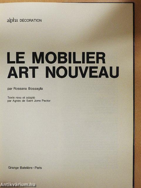 Le mobilier Art Nouveau