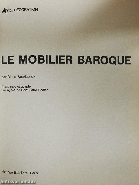 Le mobilier Baroque