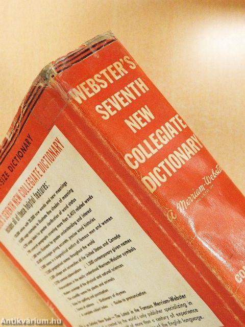 Webster's Seventh New Collegiate Dictionary