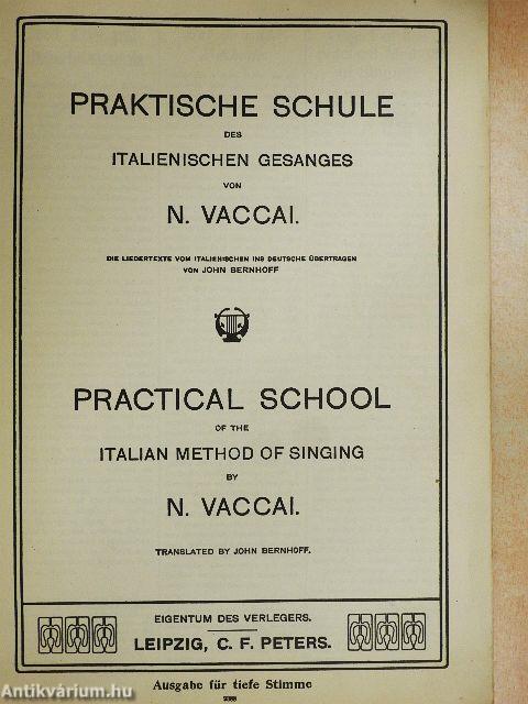 Praktische Schule des italienischen Gesanges