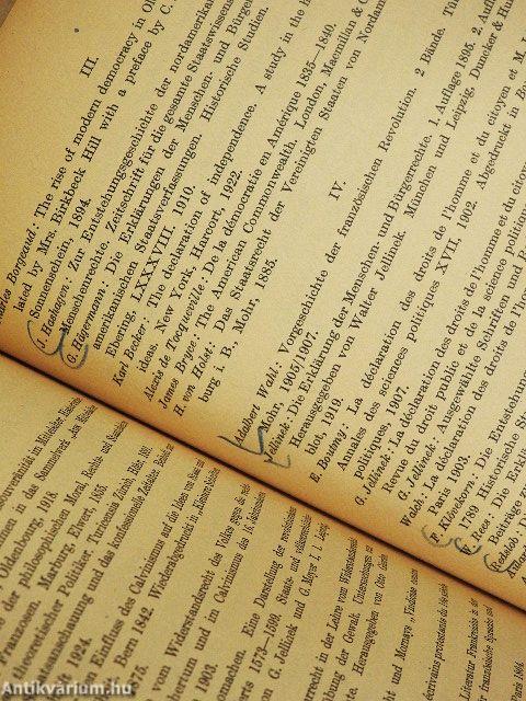 Abriss einer Geschichte der demokratischen Ideen in den letzten vier Jahrhunderten