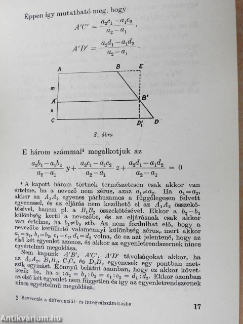 Bevezetés a differenciál- és integrálszámításba