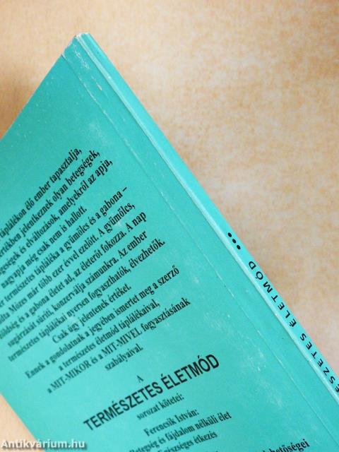 A természetes életmód ételei