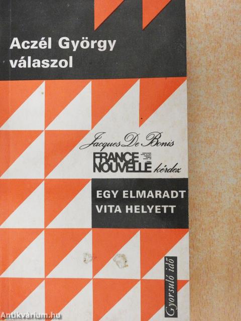 Egy elmaradt vita helyett