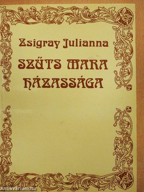 Szűts Mara házassága
