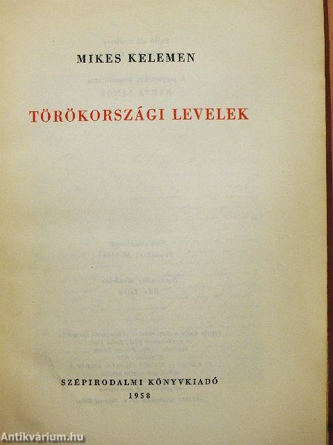 Törökországi levelek