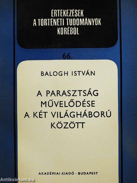 A parasztság művelődése a két világháború között