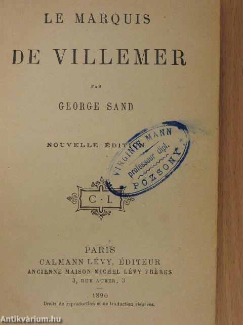 Le marquis de Villemer