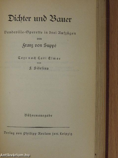 Der Postillon von Lonjumeau/Der Barbier von Bagdad/Dichter und Bauer/Orpheus in der Unterwelt (gótbetűs)