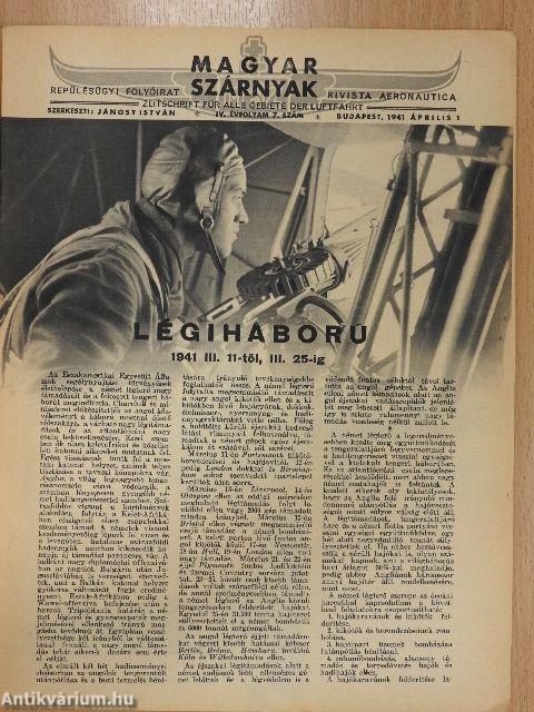 Magyar Szárnyak 1941. április 1. - Mutatványszám