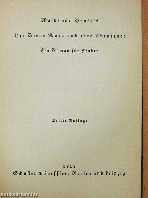 Die Biene Maja und ihre Abenteuer (gótbetűs)