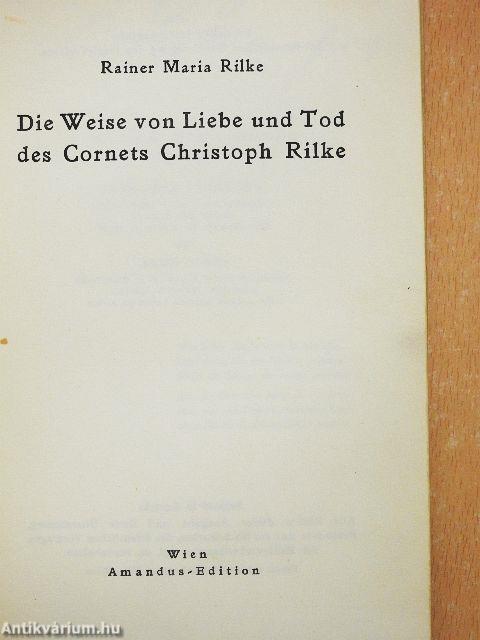 Die Weise von Liebe und Tod des Cornets Christoph Rilke