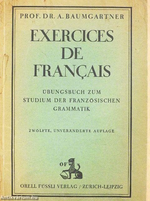 Exercices de francais
