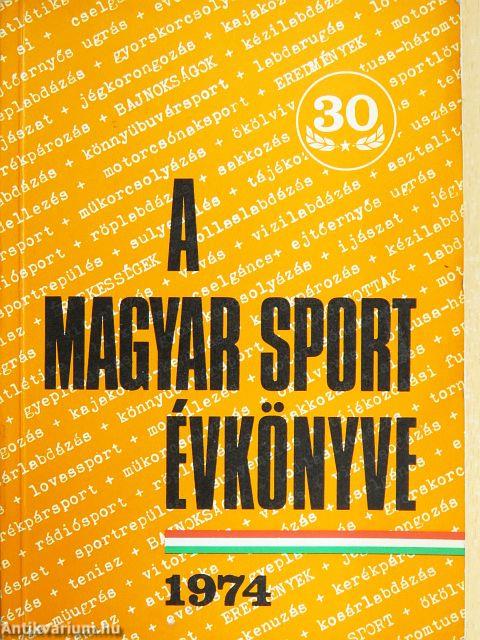 A Magyar Sport Évkönyve 1974