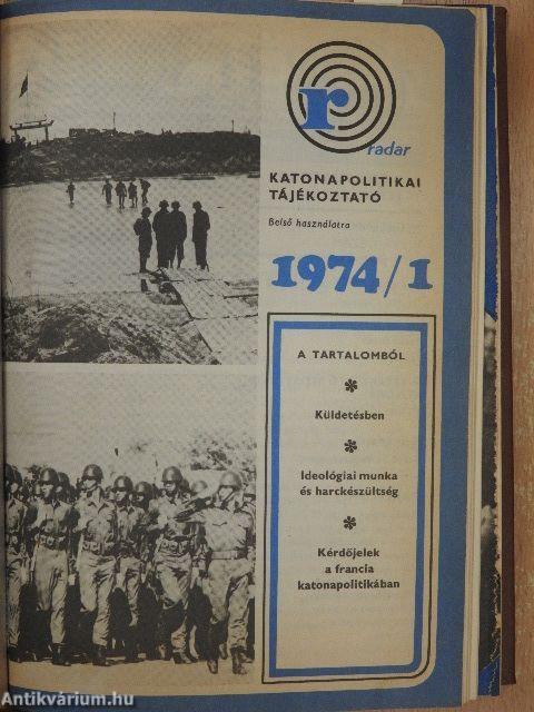 Nevelés a kiképzés komplex folyamatában, s a parancsnokok szerepe, felelőssége az állomány nevelésében/A Magyar Népköztársaság honvédelmi készsége ellen irányuló imperialista fellazító tevékenység/Radar 1974/1./Iránytű 1974/1-4.